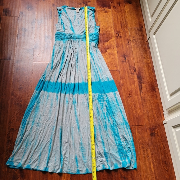 Sundance Open Skies Tie-dye Blue Maxi Dress - Picture 10 of 13